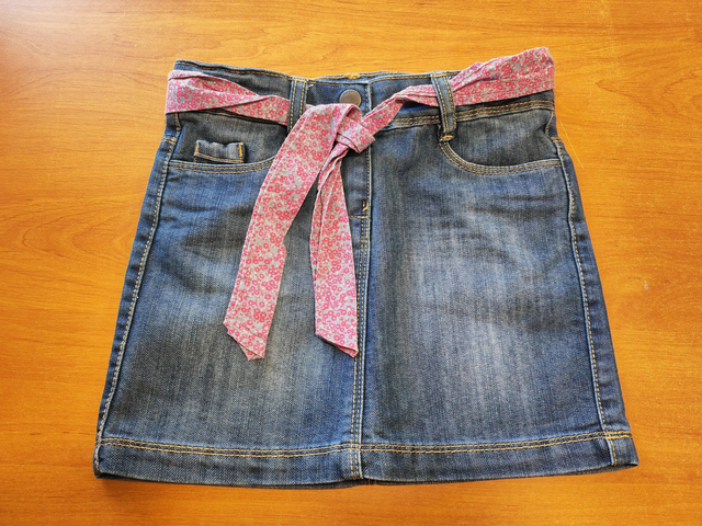 Jupe jean en 6 ans