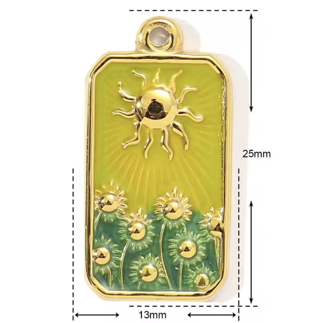 Charm sole e tarassaco giallo 