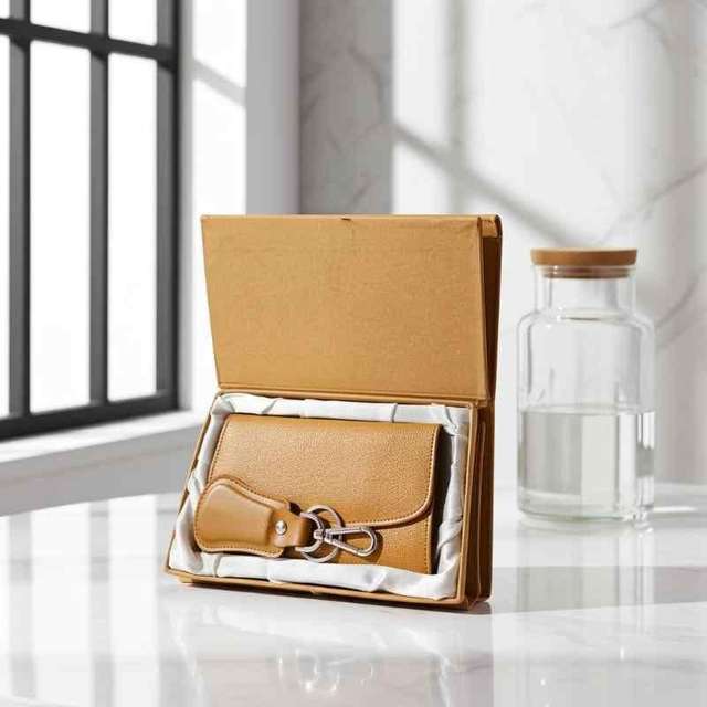 Women’s Valentine’s Luxury Wallet & Key Holder Gift Set