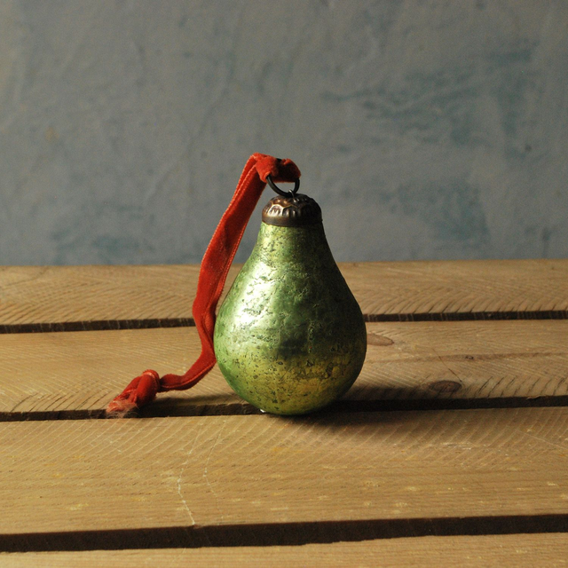 Green Glass Pear