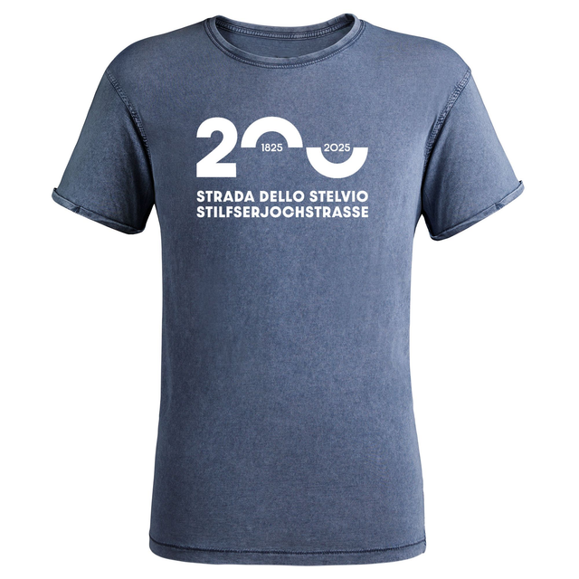 T-shirt effetto jeans