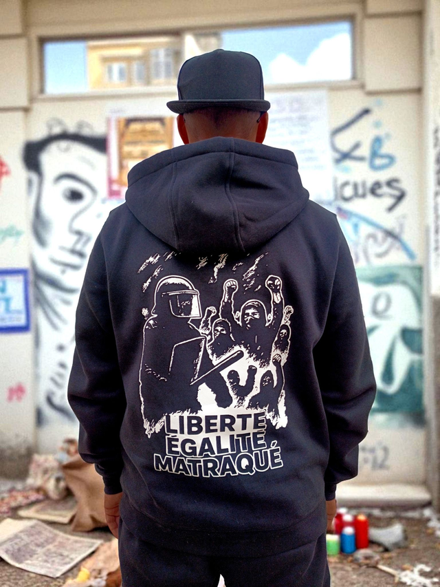 SWEAT LIBERTÉ, ÉGALITÉ, MATTRAQUÉ