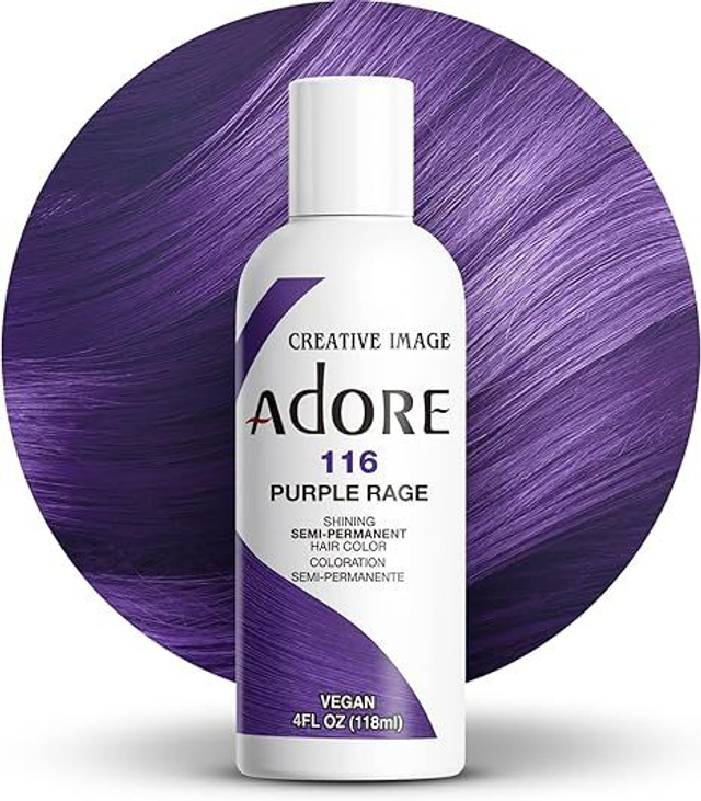 Adore Shining Semi-Permanent Hair Colour 118 ml (116 Purple Rage)
