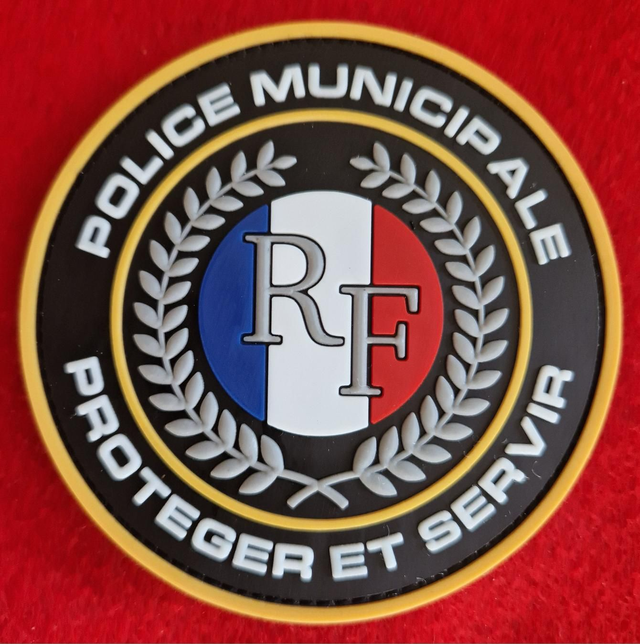 Patch pvc Police Municipale rond V1