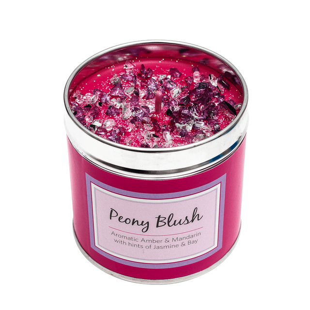 Peony blush candle