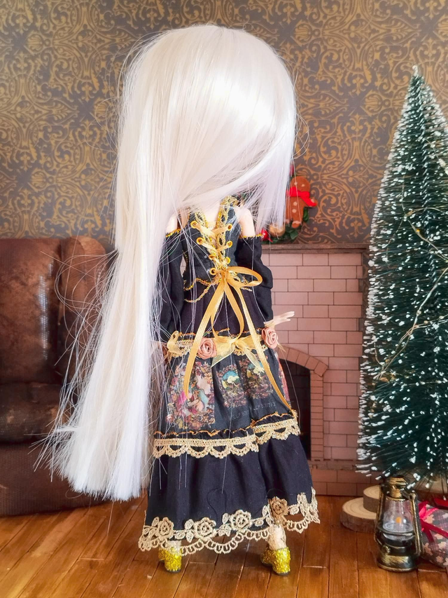 Black Deer Dolly Royal dress for Pullip dolls
