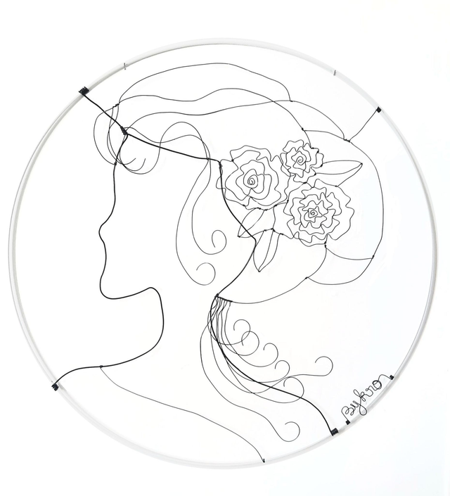 Cadre Les Demoiselles &quot;Rosa&quot;