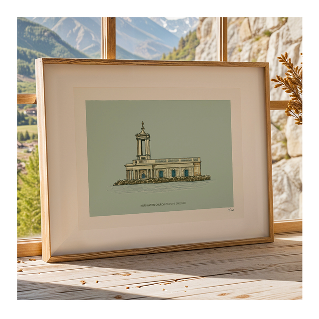 &#039;Normanton Church&#039; art print