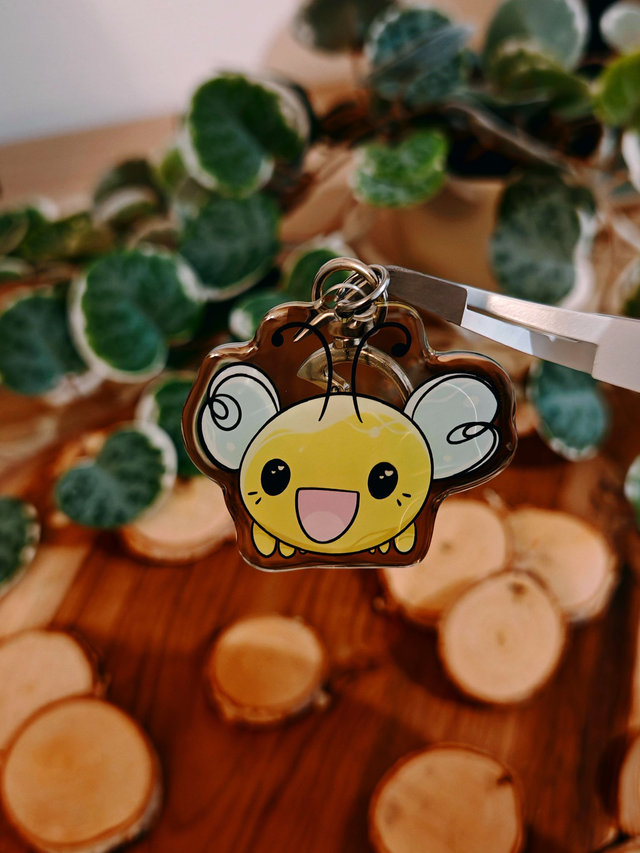 Bee Happy - Keychain