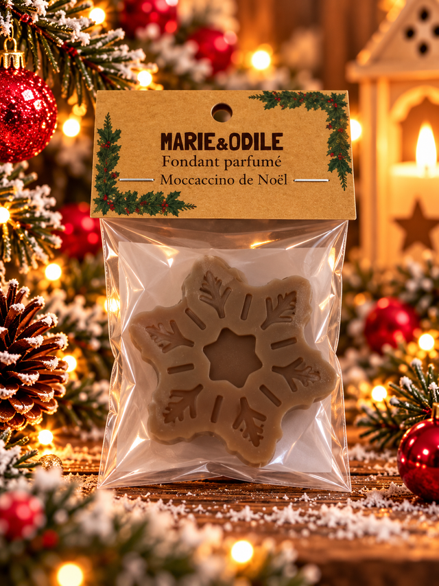 Fondant parfumé Moccaccino de Noël - 14 grammes