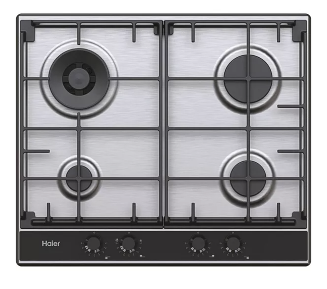 HAIER Series 2 HAHG6BR4S2X 60 cm Gas Hob - Stainless Steel