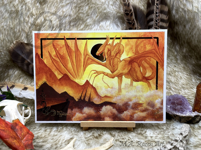 Gemini&#039;s Wrath doré 15X21cm