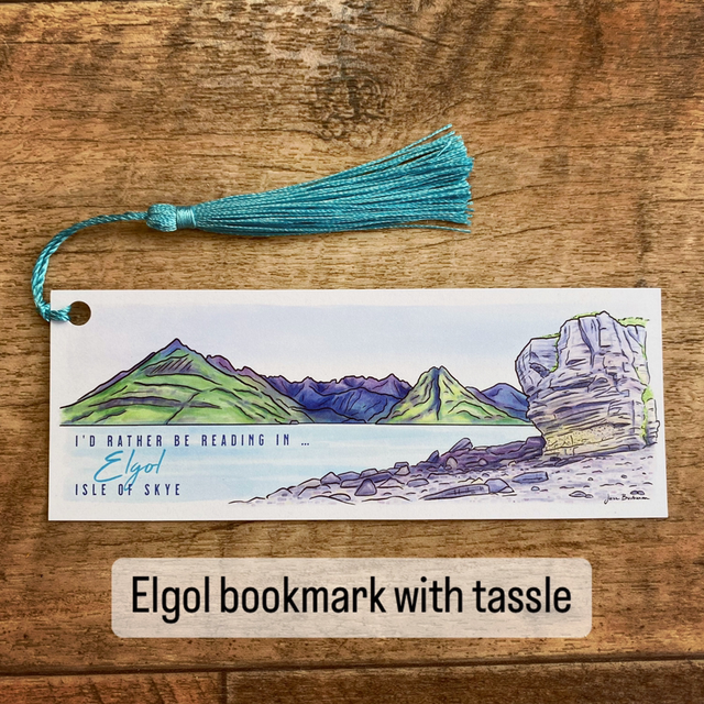 Elgol bookmark with tassle
