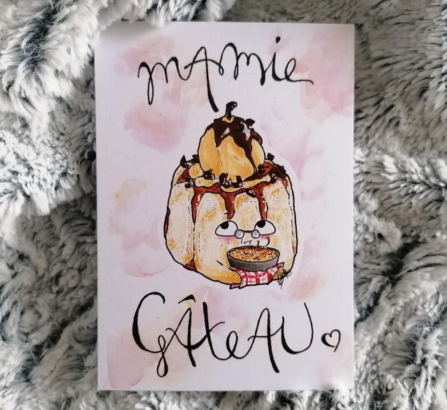 Carte postale Mamie Gâteau