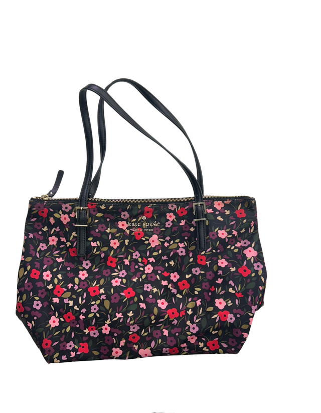 Kate Spade Purse in Black / Flowers