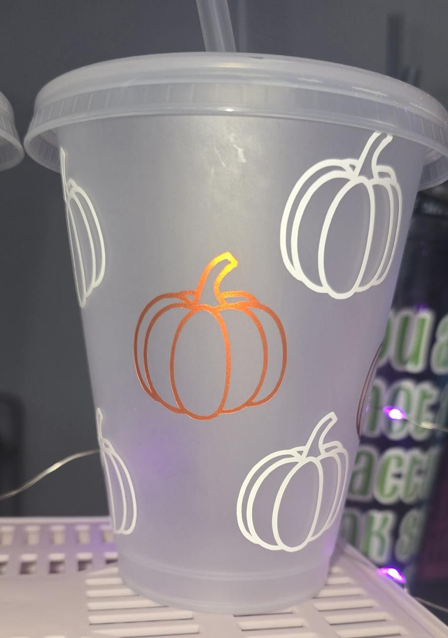 Pumpkin Pattern Cup