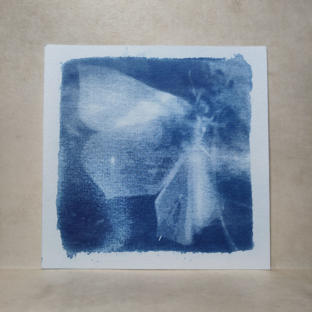 Cyanotype Photo d'une fée