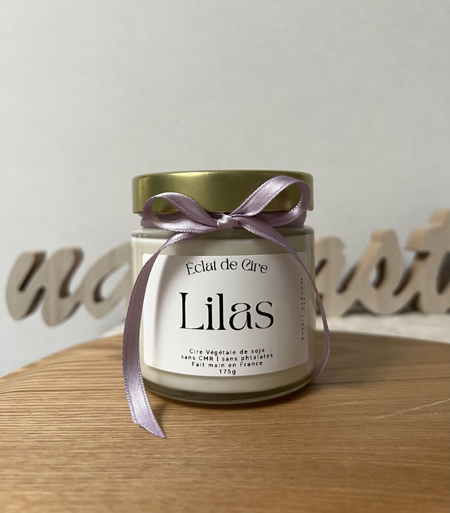 Lilas - Bougie parfumée artisanale