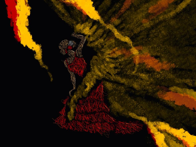 Danseuse espagnole (limité à 30 exemplaires)