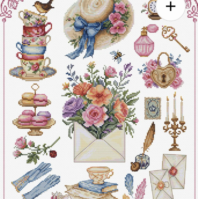 Beauty Cross Stitch Kit by Luca-S