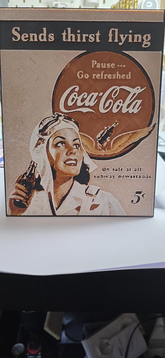 Plaque déco Coca-Cola vintage