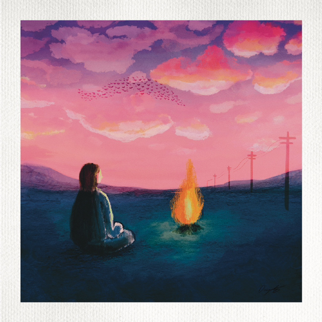 1) Šiluma iliustracija - Warmth Print