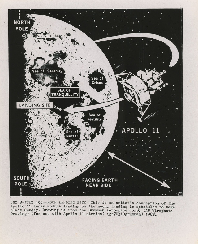 Apollo 11 Moon Landing Site, 1969