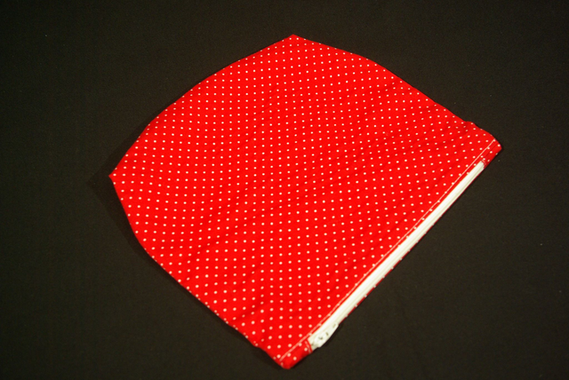 903-Trousse de toilette rouge L24xH20 cm