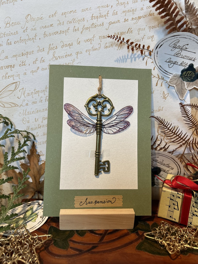 Clé Féerique - Libellule Sylphaë
