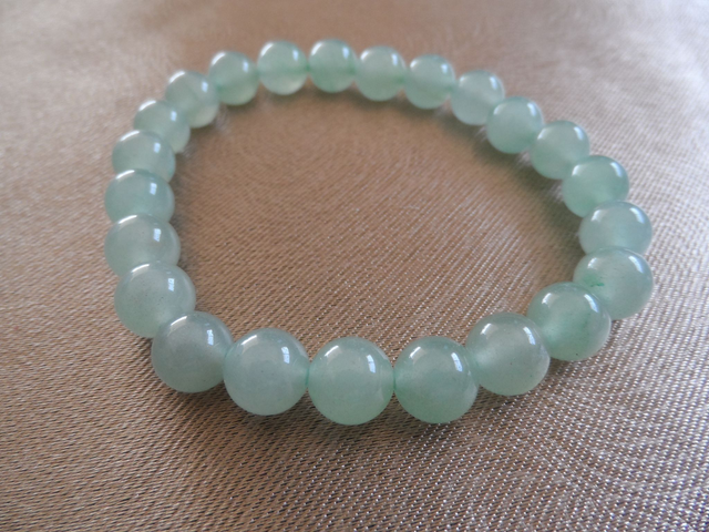Bracelet Aventurine verte 8 mm