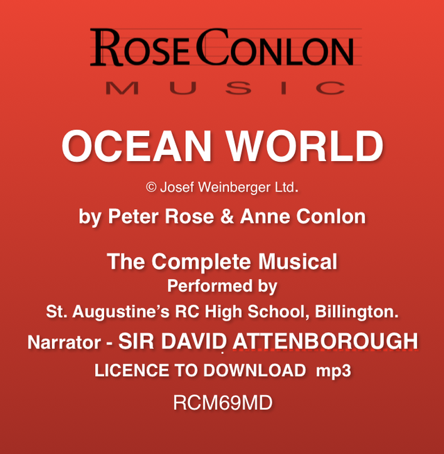 OCEAN WORLD RCM69MD  Complete Musical (+ narrations) by Peter Rose &amp; Anne Conlon