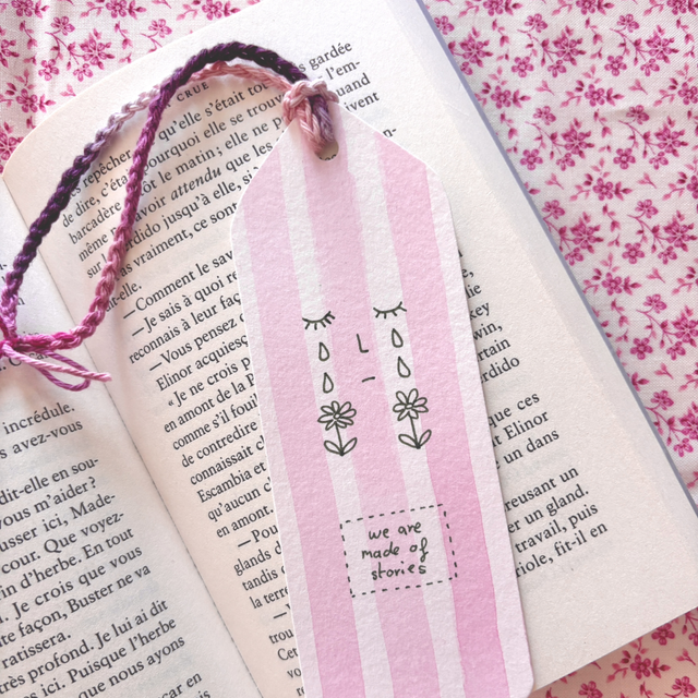 Le jardin des Marques-Pages ~ Rose Pâle