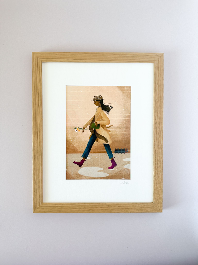 Affiche Passante sous la pluie