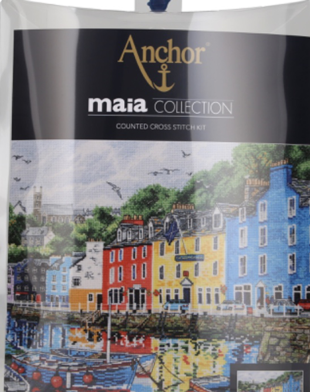 Tobermory Cross Stitch Kit by Anchor Maia