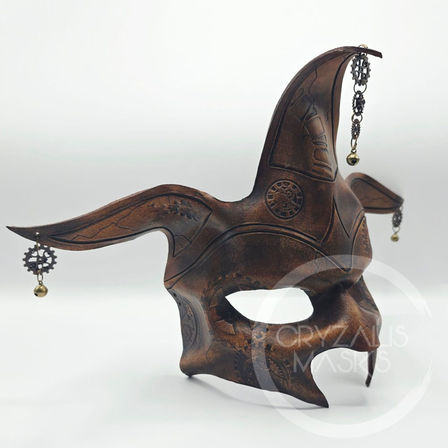 Steampunk Harlequin mask 
