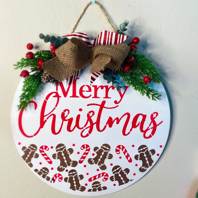 Χριστουγεννιάτικο επιτοίχιο διακοσμητικό Gingerbread 