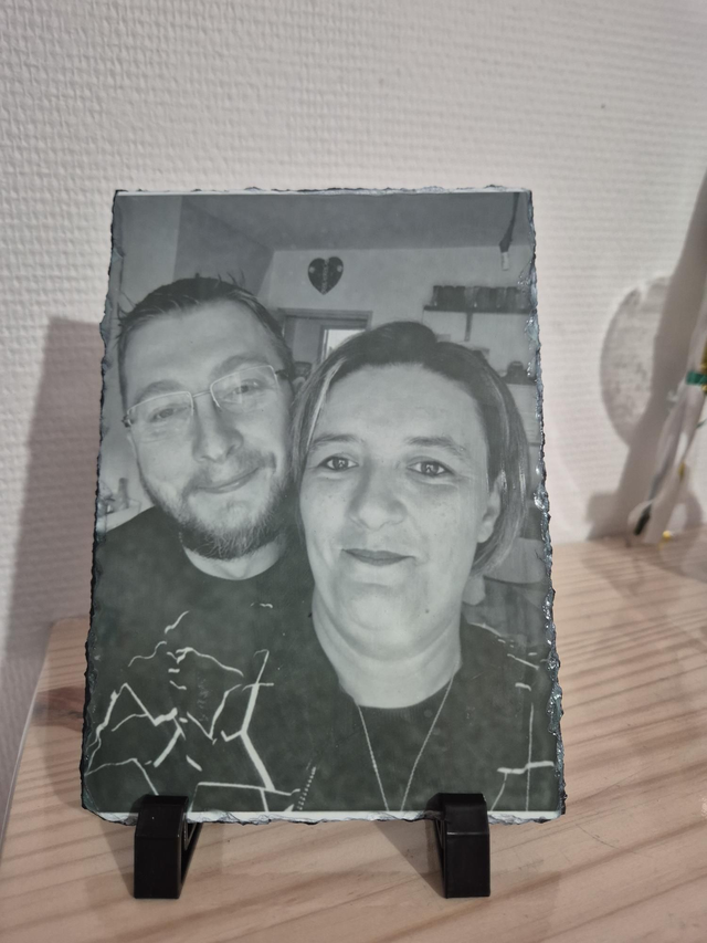 Ardoise photo personnalisée 