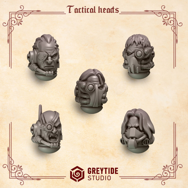 Tactical Heads (Crimson Lords)