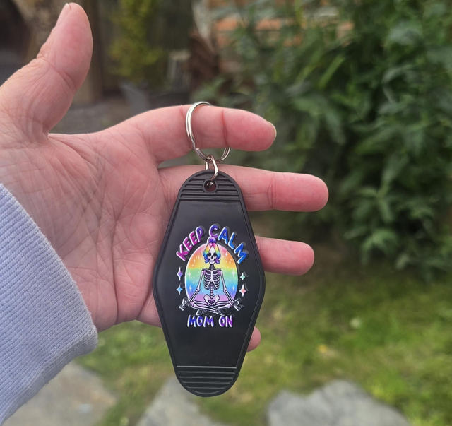 Zen Mum Skeleton Keyring