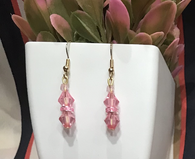 Pink Dangling Earrings - PDE63