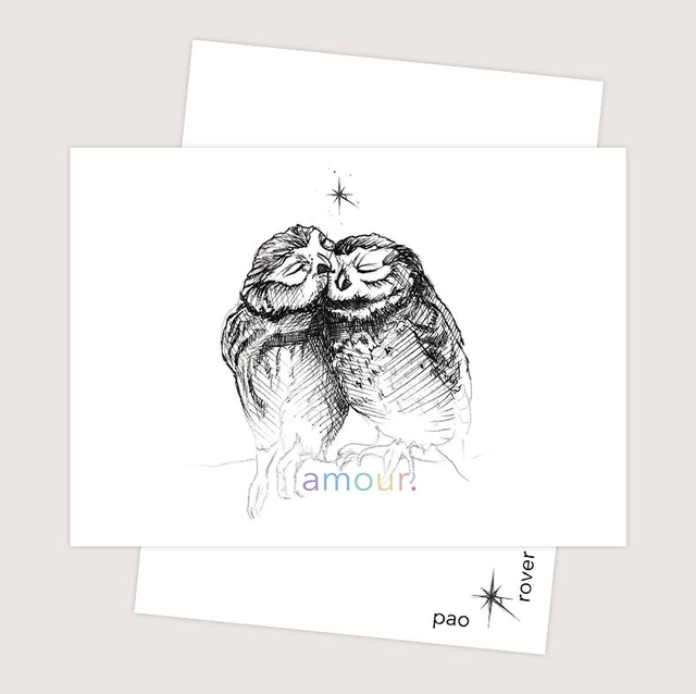 Carte Postale &quot;Amour.&quot;