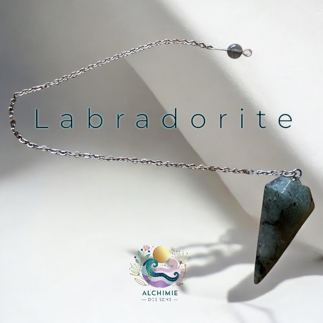Pendule conique Labradorite 3.5 cm