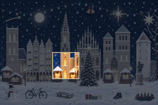 Adventsbild 11 – Der Lichtermarkt