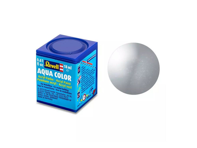 peinture argent métallisé aqua color Revell 36190