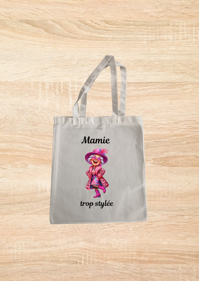 Sac fourre tout mamie trop stylée 