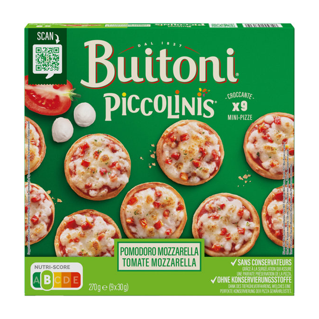 Buitoni Piccolinis Tomate Mozzarella mini 9x 30g