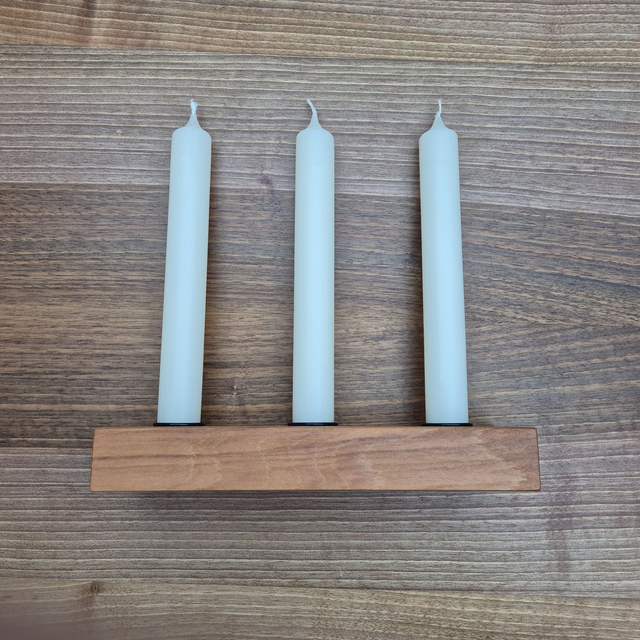 3er Stabkerzenhalter