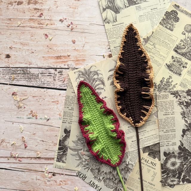 Grande feuille (personnalisable pour créer votre bouquet)