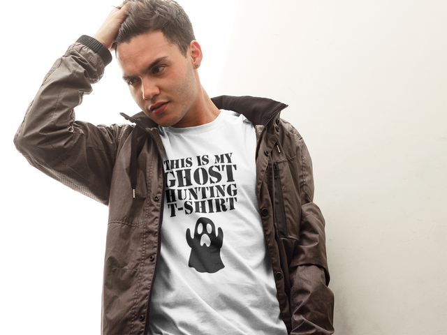 Mens Ghost Hunting T-Shirt - White