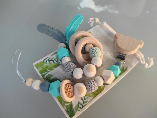 Conjunto mordedor y Chupetero 